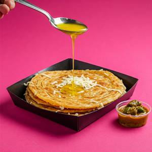 Cheese Paratha [Desi Ghee]