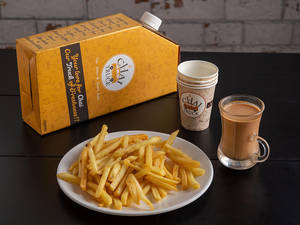 Dum Tea (serves 4-5) + French Fries