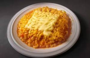 Cheese Sesame Korean Noodles.