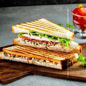 Layered Chicken Sandwich