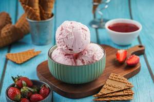 Wimbledon Strawberry Ice Cream
