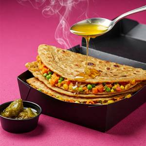 Mixed Veggie Paratha [Desi Ghee]