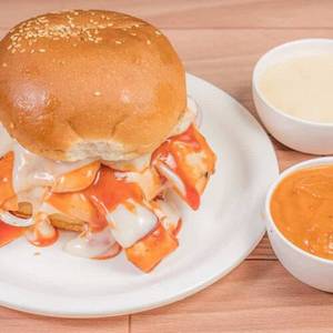 Double Breast Chicken Burger