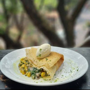 HD Crepe Mushroom Spinach Corn Cream Cheese