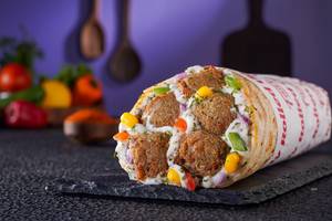 Lebanese Chicken Meatball Wholewheat Wrap