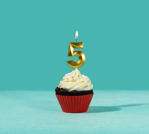 Number Candle - 5