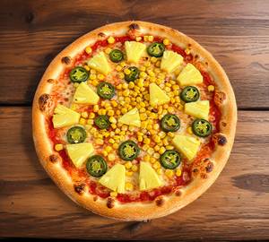 Hot & sweet pineapple pizza   [regular 7 inch]