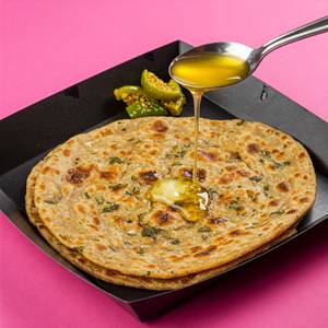 Aloo Matar Paratha [Desi Ghee]