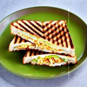 Grilled Chicken Egg Cheese Sandwich