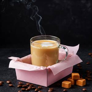 Hot Coffee with Caramel