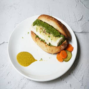 HD Cottage Cheese Pesto Sandwich