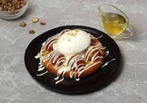 Gulab Jamun With Ice Cream Kunafa