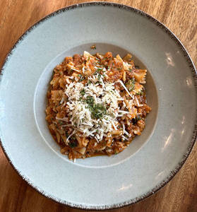 HD Farfalle Mutton Bolognese