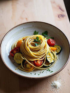 Spaghetti Aglio E Olio.