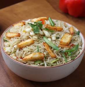 Navratri Paneer Fried Rice[ Serves 1]