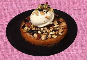 Dry Fruits With Ice Cream Kunafa