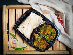 Roti with Chicken Masala