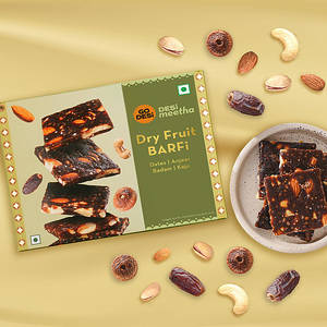 Dry Fruit Burfi - 6 Pcs