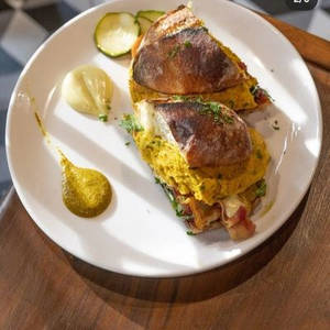 HD Sids Breaky Omelette Sandwich with sourdough