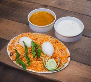 Hyderabadi Egg Dum Biryani