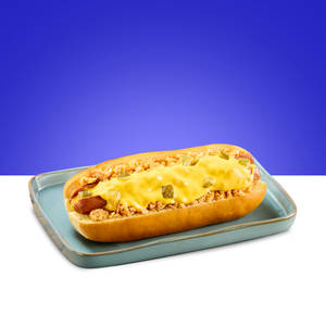 Smash Chicken Hot Dog