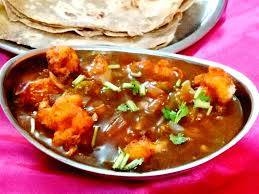 2 chappathi+ Gobi Manchurian