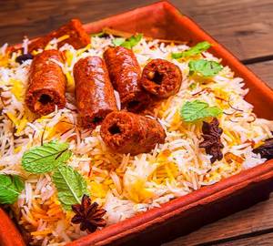 Kabab biryani
