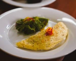 Chicken Stuffed Omelette