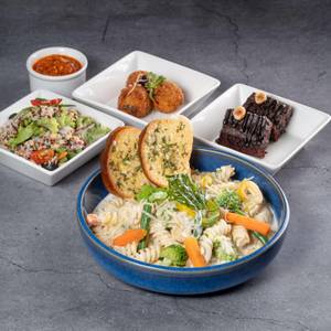 Veg Fusilli Pasta Combo