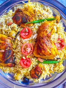 Arabian chicken mandi