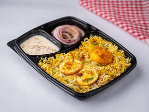 Egg Bombay Tawa Pulao Meal