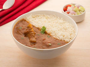 Mutton Curry Chawal Homestyle