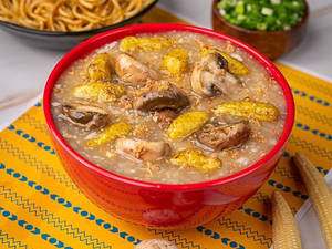 Babycorn & Mushroom In Butter Garlic Sauce
