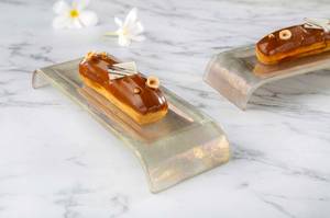 Salted Caramel and Hazelnut Éclair