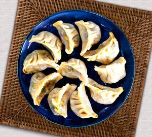 Mushroom momos fried (5)pcs