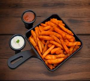 Masala French Fries with Peri Peri