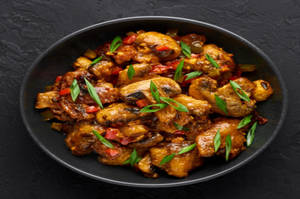 Chilli Mushroom Dry