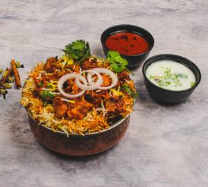 Special Hyderabadi Mushroom Biryani