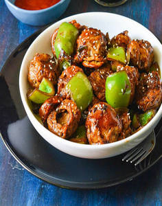 MUSHROOM CHILLI [NO ONION- NO GARLIC]