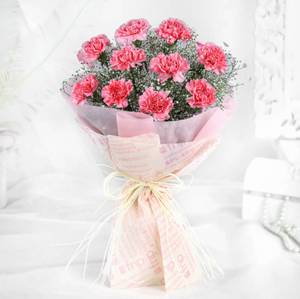 Pink Carnations Bouquet