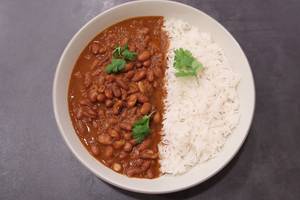 Rajma chawal [ 1 plate ]