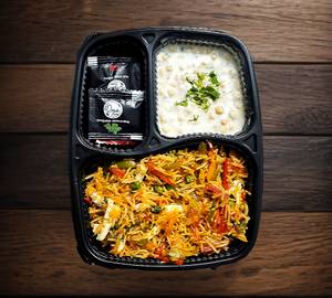 Fried Rice and Raita