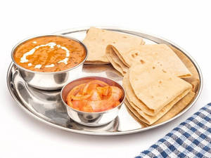 Dal Makhani With Roti Or Paratha Or Rice