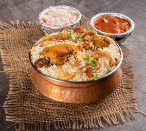 Chicken Dum Biryani [Serves 1]