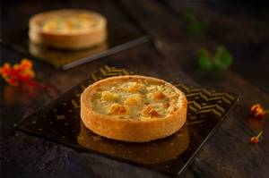 Smoked Chicken and Camembert Quiche