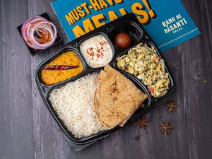 Egg Bhurji Meal