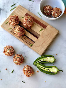 JALAPENO CHEESE BALLS [NO ONION- NO GARLIC]