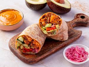 Paneer Tikka & Avocado Wrap