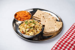 Egg Bhurji With Roti Or Paratha Or Rice