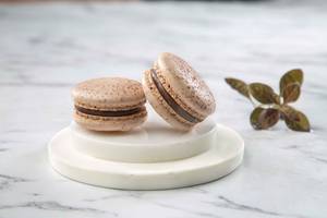 Dark Chocolate and Sea Salt Macaron- Box of 6
